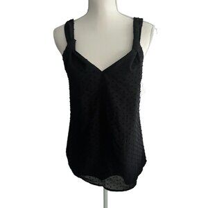 NORDSTROM RACK Black Patterned Tank Top Size Small NEW New with tags